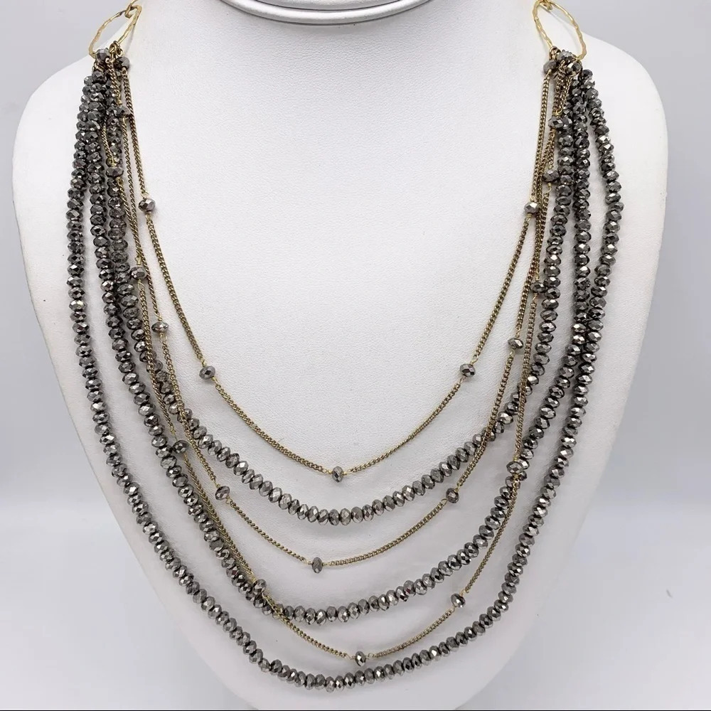 Nakamol Multi-Strand Beaded Necklace NWT